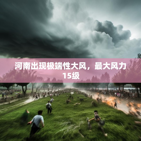 河南出现极端性大风，最大风力15级