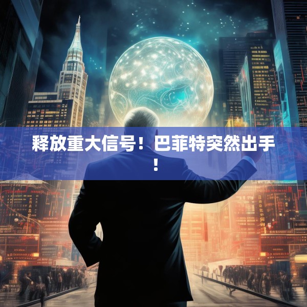 释放重大信号！巴菲特突然出手！