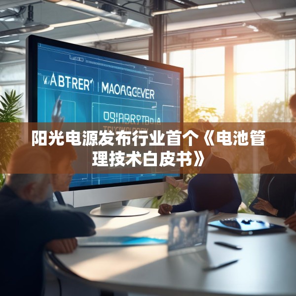 阳光电源发布行业首个《电池管理技术白皮书》