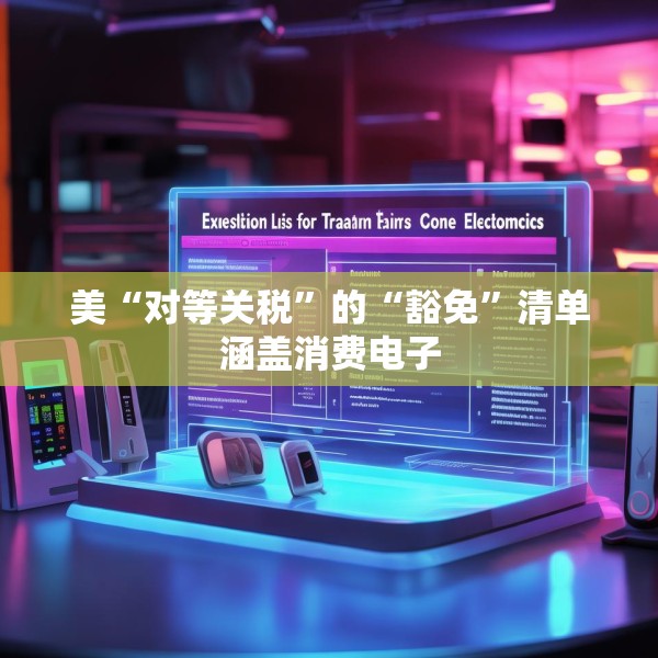 美“对等关税”的“豁免”清单涵盖消费电子
