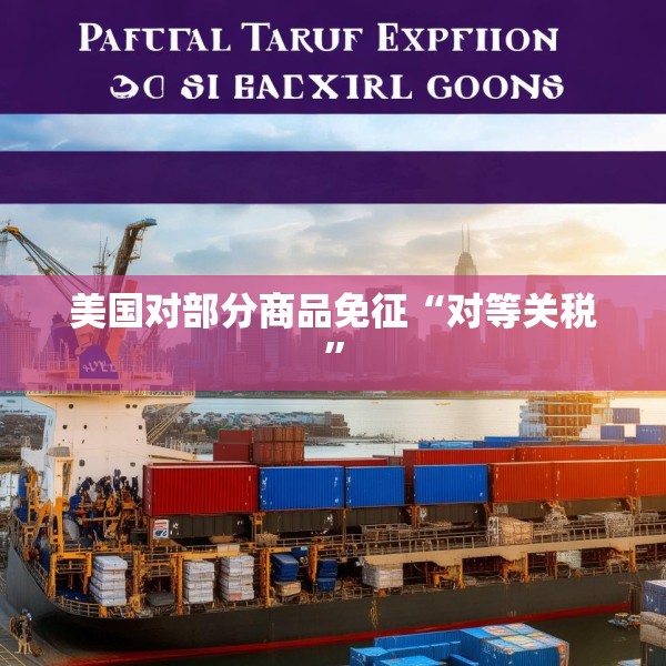 美国对部分商品免征“对等关税”