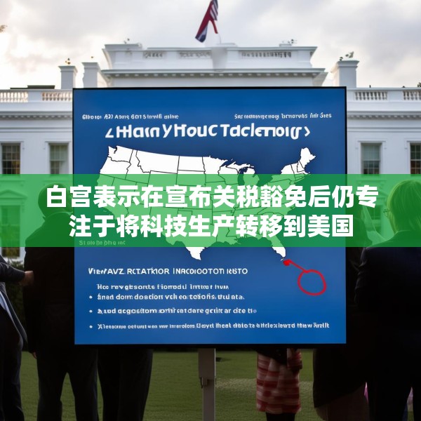 白宫表示在宣布关税豁免后仍专注于将科技生产转移到美国
