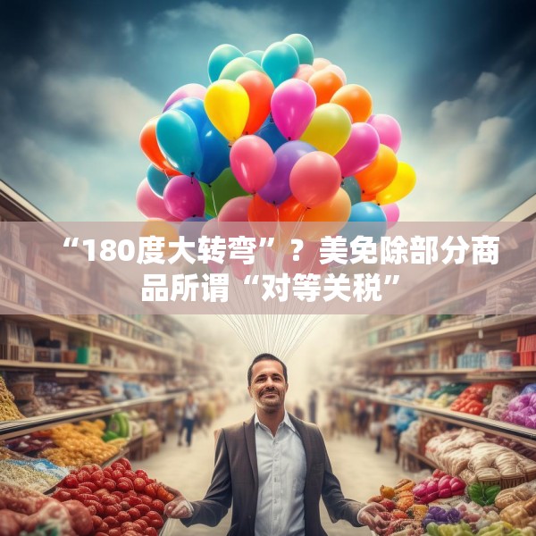 “180度大转弯”？美免除部分商品所谓“对等关税”