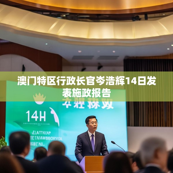 澳门特区行政长官岑浩辉14日发表施政报告