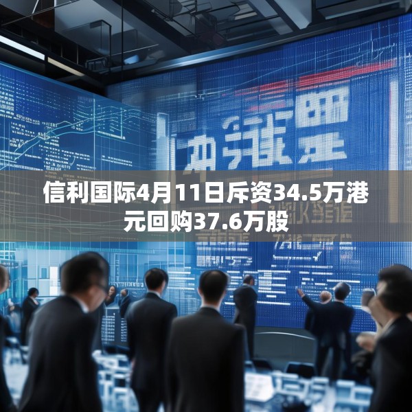 信利国际4月11日斥资34.5万港元回购37.6万股