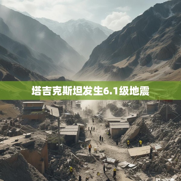 塔吉克斯坦发生6.1级地震