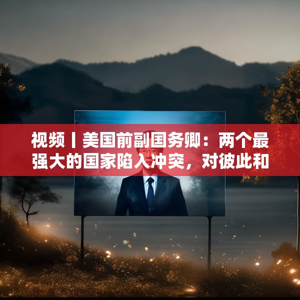 视频丨美国前副国务卿：两个最强大的国家陷入冲突，对彼此和世界都无益处，中美两国合作需以信任为根基
