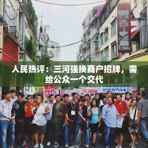 人民热评：三河强换商户招牌，需给公众一个交代