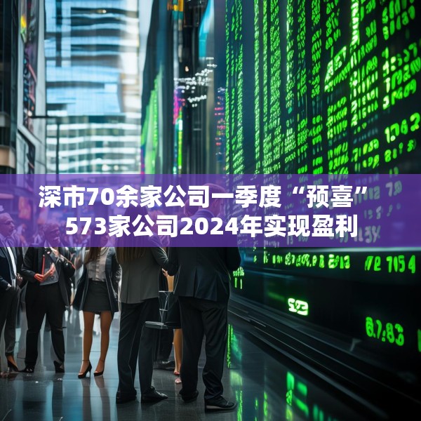 深市70余家公司一季度“预喜” 573家公司2024年实现盈利