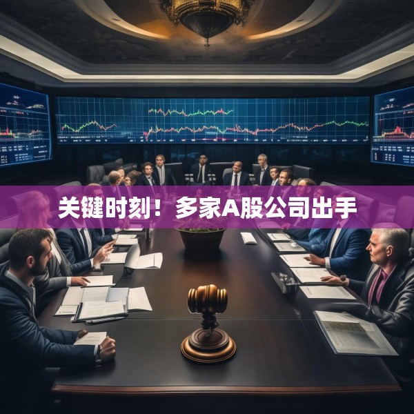 关键时刻！多家A股公司出手