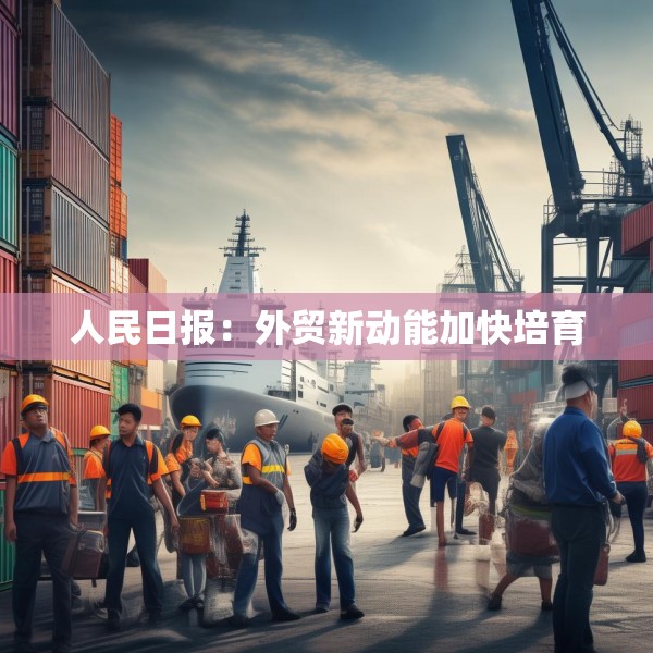 人民日报：外贸新动能加快培育