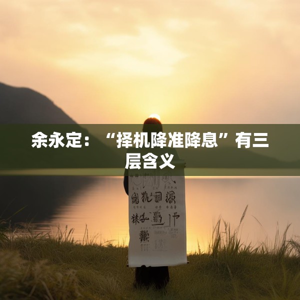 余永定：“择机降准降息”有三层含义