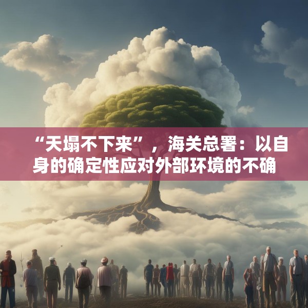 “天塌不下来”，海关总署：以自身的确定性应对外部环境的不确定性