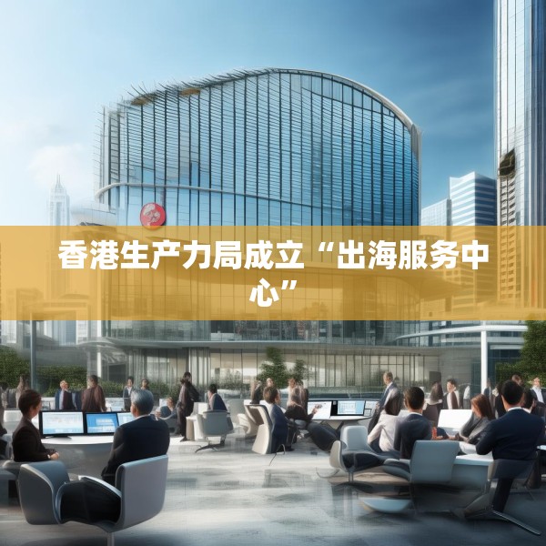 香港生产力局成立“出海服务中心”