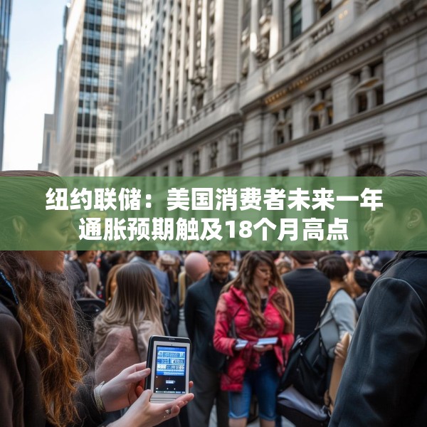 纽约联储：美国消费者未来一年通胀预期触及18个月高点