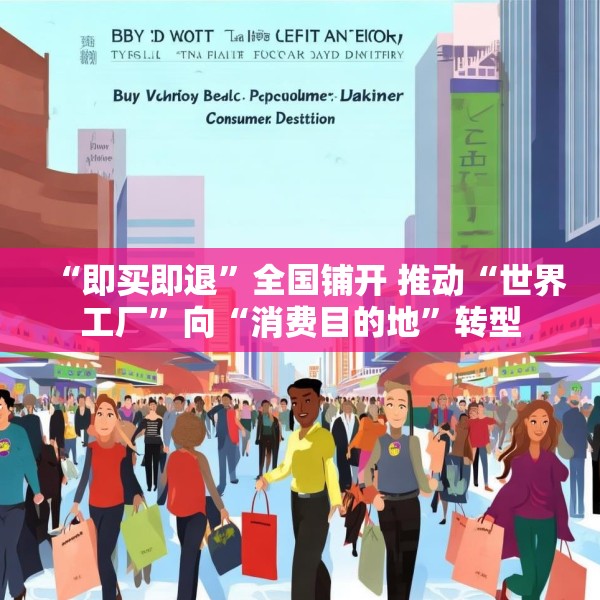 “即买即退”全国铺开 推动“世界工厂”向“消费目的地”转型