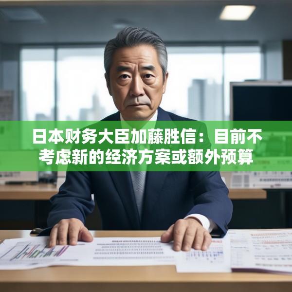 日本财务大臣加藤胜信：目前不考虑新的经济方案或额外预算