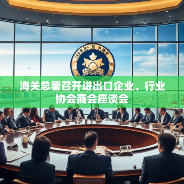 海关总署召开进出口企业、行业协会商会座谈会