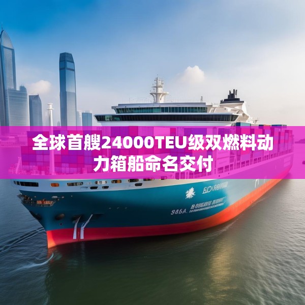全球首艘24000TEU级双燃料动力箱船命名交付