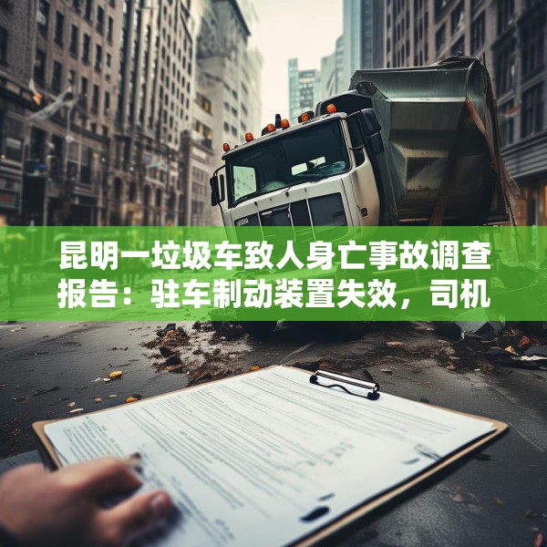 昆明一垃圾车致人身亡事故调查报告：驻车制动装置失效，司机欲阻停被撞