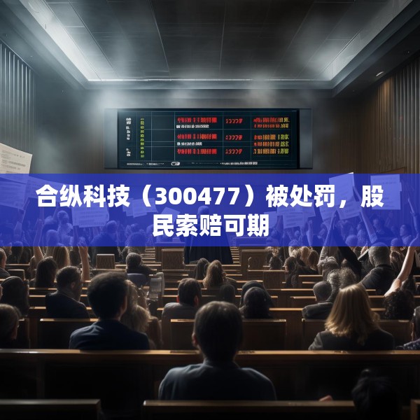 合纵科技（300477）被处罚，股民索赔可期