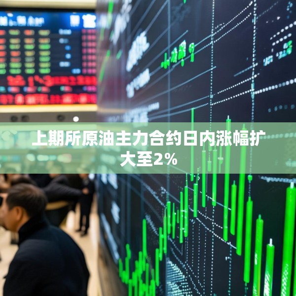 上期所原油主力合约日内涨幅扩大至2%