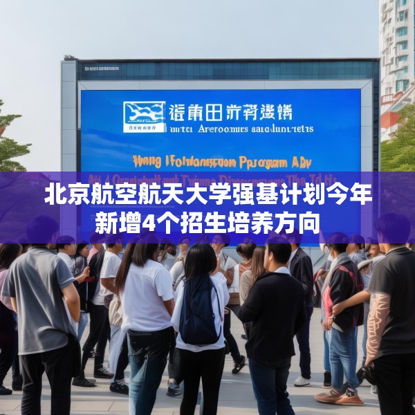 北京航空航天大学强基计划今年新增4个招生培养方向