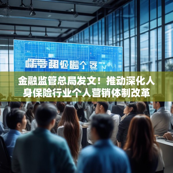 金融监管总局发文！推动深化人身保险行业个人营销体制改革