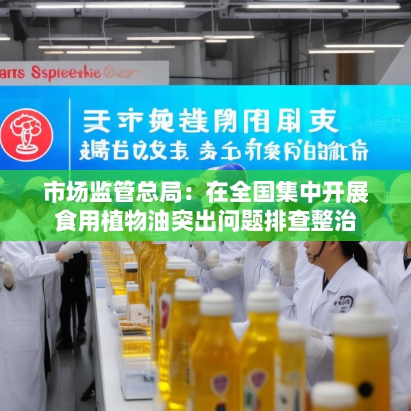 市场监管总局：在全国集中开展食用植物油突出问题排查整治