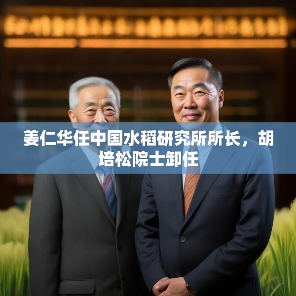 姜仁华任中国水稻研究所所长，胡培松院士卸任
