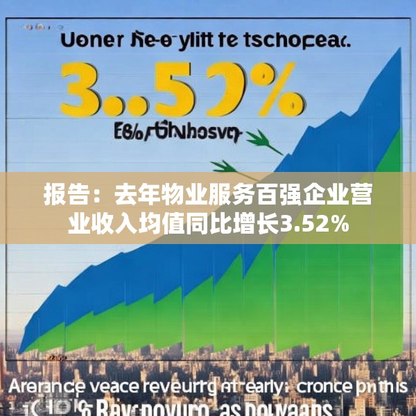 报告：去年物业服务百强企业营业收入均值同比增长3.52%
