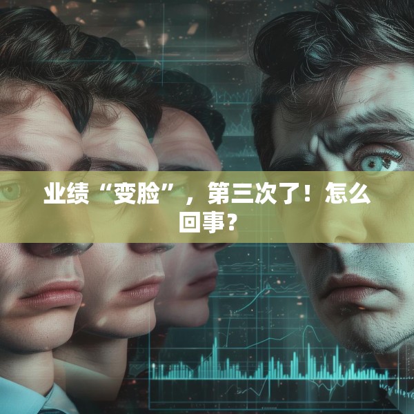 业绩“变脸”，第三次了！怎么回事？