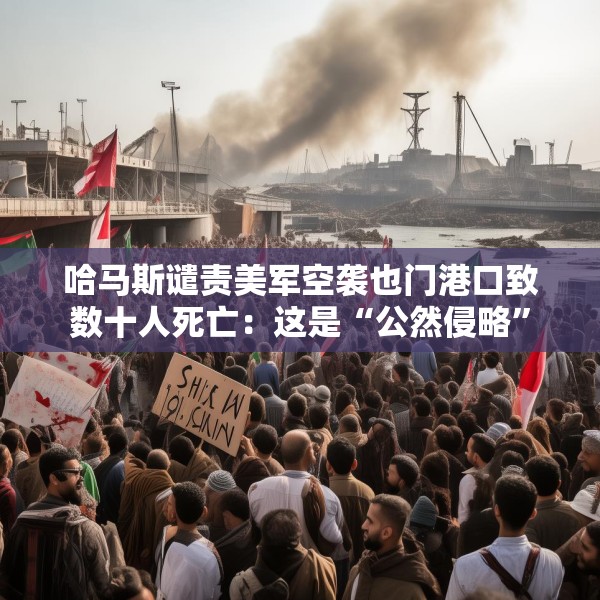 哈马斯谴责美军空袭也门港口致数十人死亡：这是“公然侵略”