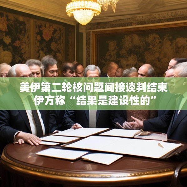 美伊第二轮核问题间接谈判结束 伊方称“结果是建设性的”