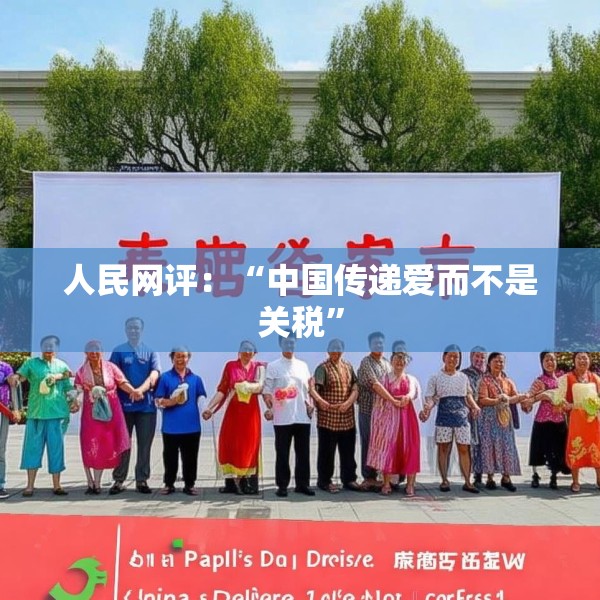 人民网评：“中国传递爱而不是关税”