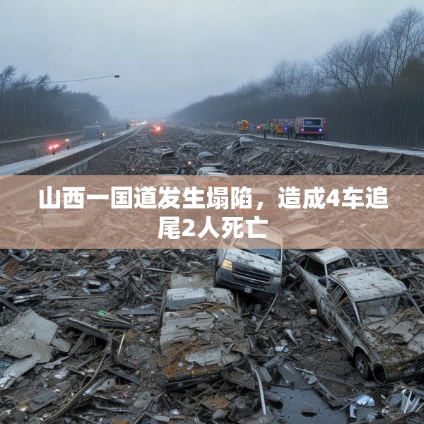 山西一国道发生塌陷，造成4车追尾2人死亡