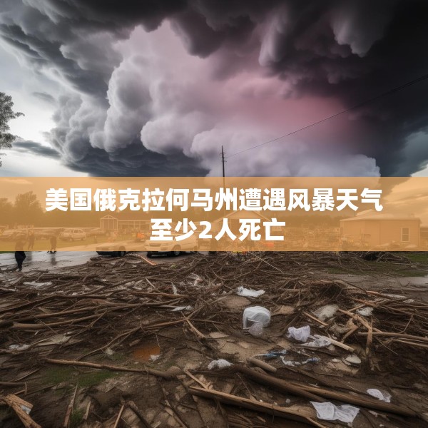 美国俄克拉何马州遭遇风暴天气 至少2人死亡