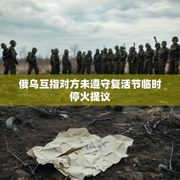 俄乌互指对方未遵守复活节临时停火提议