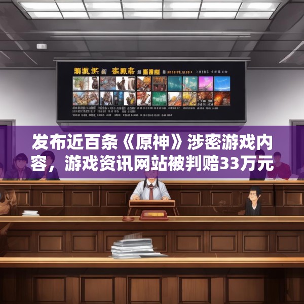 发布近百条《原神》涉密游戏内容，游戏资讯网站被判赔33万元