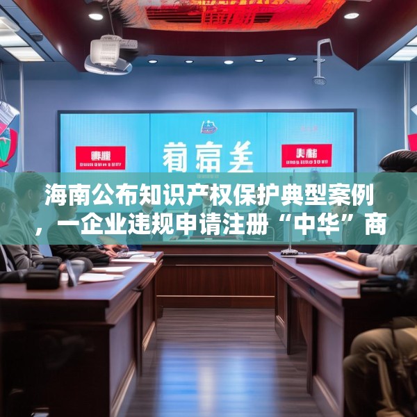 海南公布知识产权保护典型案例，一企业违规申请注册“中华”商标被处罚
