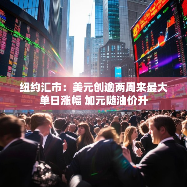 纽约汇市：美元创逾两周来最大单日涨幅 加元随油价升