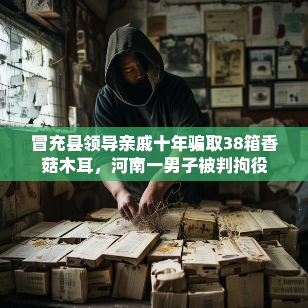冒充县领导亲戚十年骗取38箱香菇木耳，河南一男子被判拘役