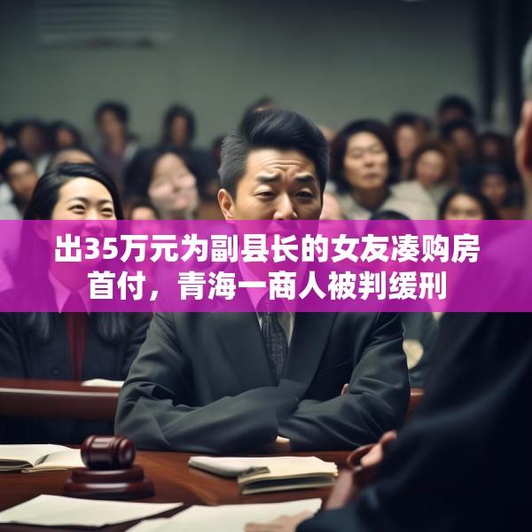 出35万元为副县长的女友凑购房首付，青海一商人被判缓刑