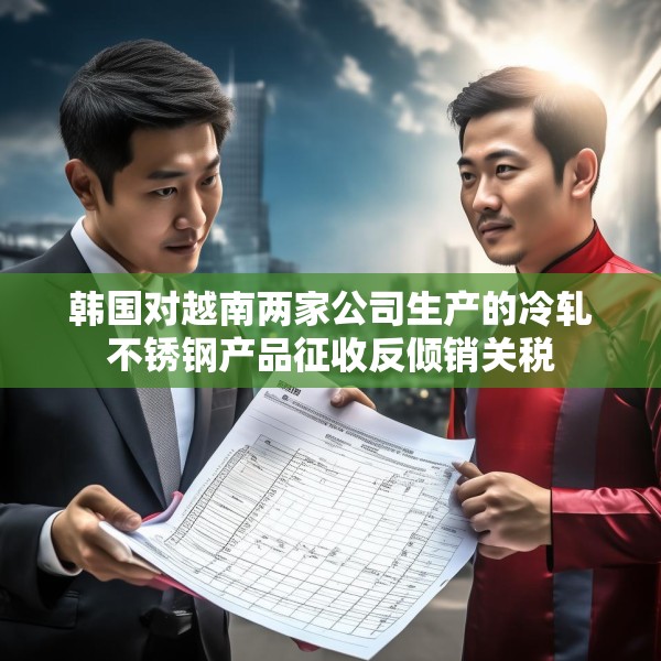韩国对越南两家公司生产的冷轧不锈钢产品征收反倾销关税
