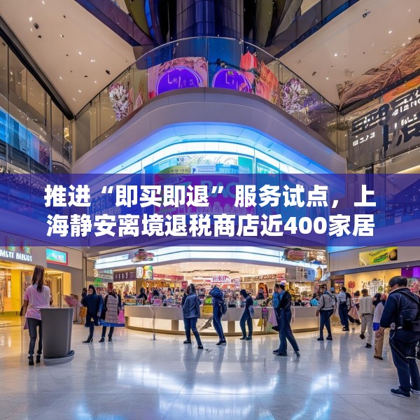 推进“即买即退”服务试点，上海静安离境退税商店近400家居全市首位