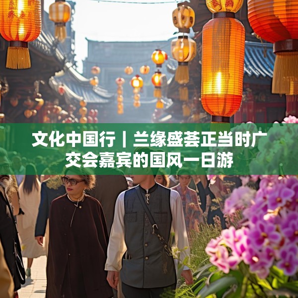 文化中国行｜兰缘盛荟正当时广交会嘉宾的国风一日游