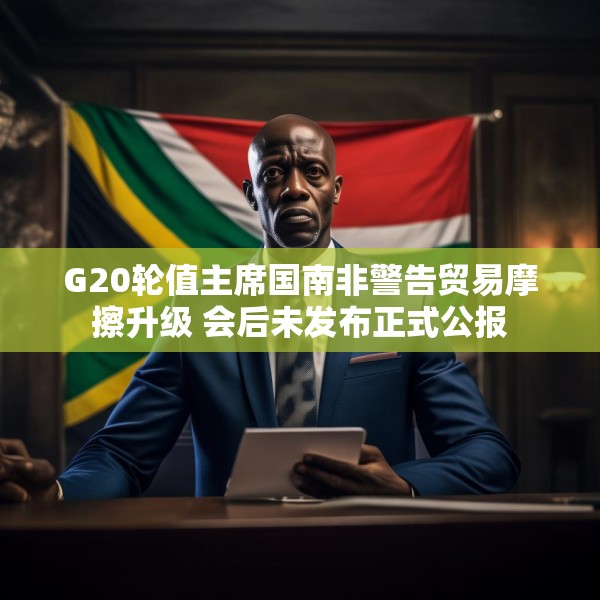 G20轮值主席国南非警告贸易摩擦升级 会后未发布正式公报