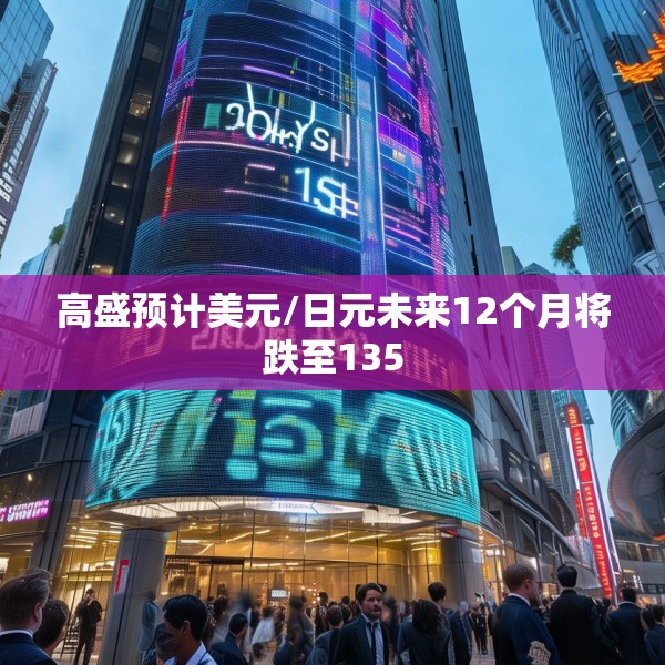 高盛预计美元/日元未来12个月将跌至135