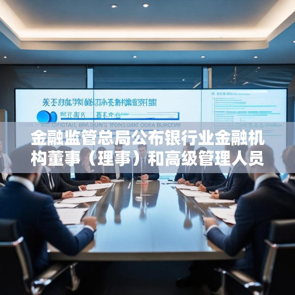 金融监管总局公布银行业金融机构董事（理事）和高级管理人员任职资格管理办法