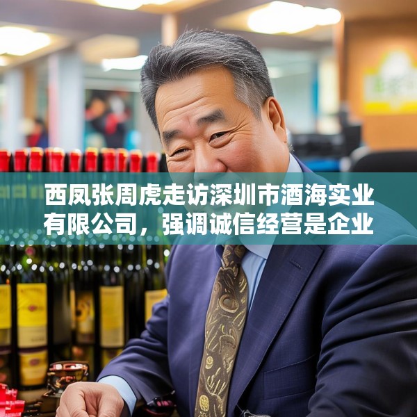 西凤张周虎走访深圳市酒海实业有限公司，强调诚信经营是企业发展的根本